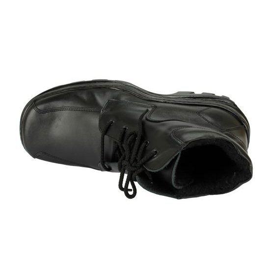 Zimní boty De Plus černé 612 - black široká špička