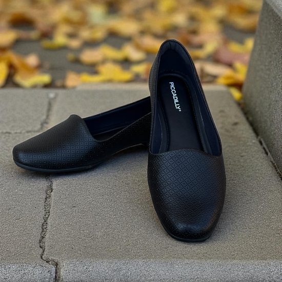 Mokasíny černé Piccadilly 250132-500 na hallux