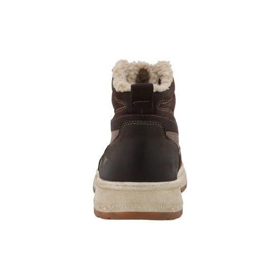 Nadměrné pánské zimní kotníkové boty hnědé Mustang 15M0111002