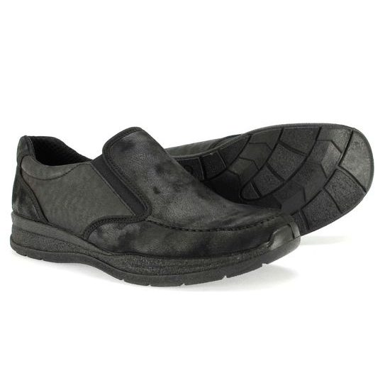 Polobotky Mediline černé 10030 na široké chodidlo