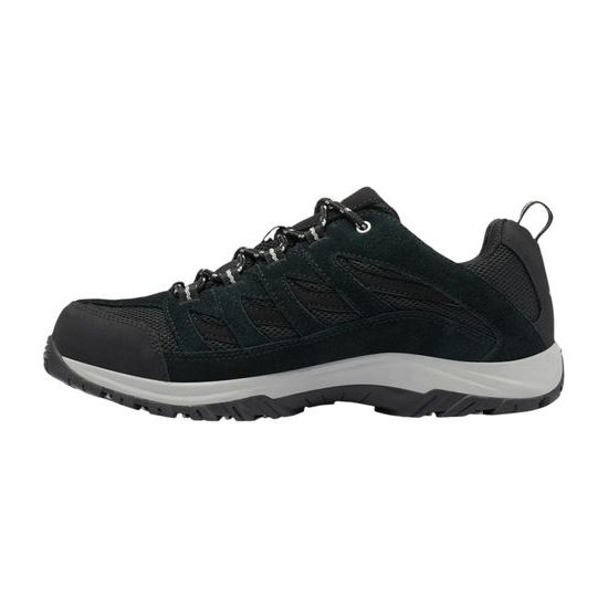 Nadměrné pánské nízké trekové boty černé Columbia Crestwood Waterproof na vysoký nárt