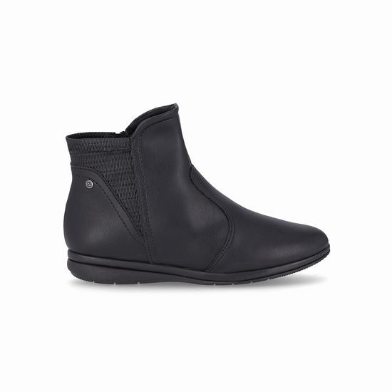 Nadměrné dámské kotníkové boty Piccadilly černé Sandy 261034-2 na hallux