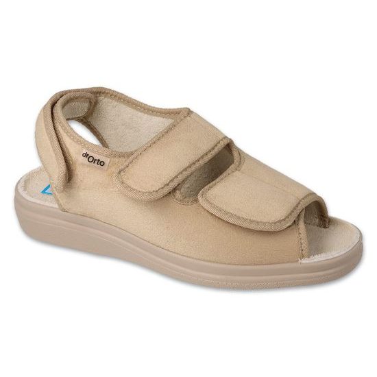 Obvazová obuv Dr. Orto béžové 676D004 na široké chodidlo