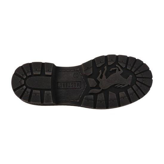 Nadměrné dámské zimní kotníkové boty černé Mustang 15M0022001