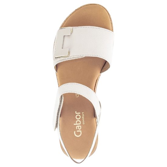 Nadměrné dámské sandály béžové Gabor 82.700.52