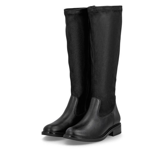 Nadměrné elastické kozačky černé Remonte Vario D2W76-00