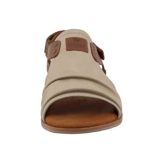 Nadměrné dámské sandály béžové Mustang 26M0072002