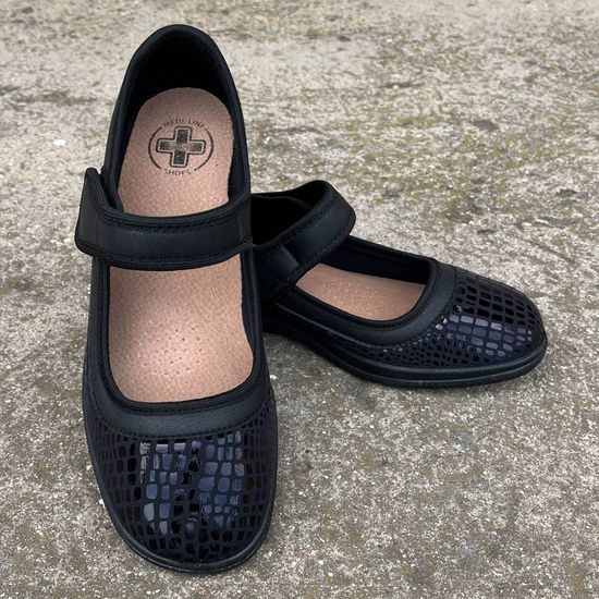 Baleríny Mediline černé 4304 na hallux