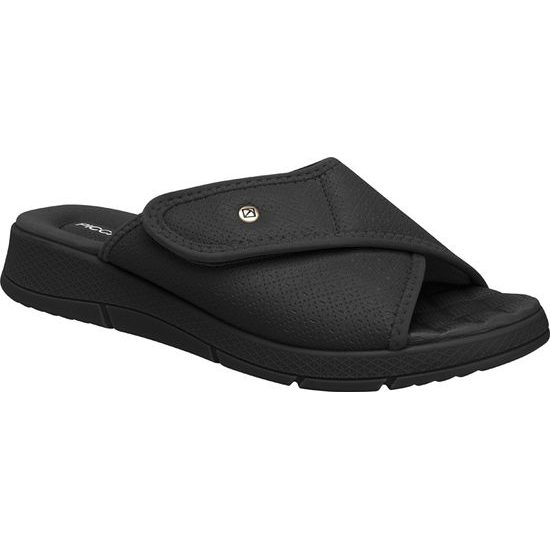 Nadměrné dámské pantofle černé Piccadilly 571012-006 na hallux
