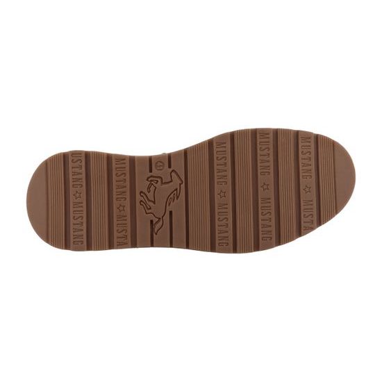 Nadměrné pánské zimní kotníkové boty hnědé Mustang 15M0011001