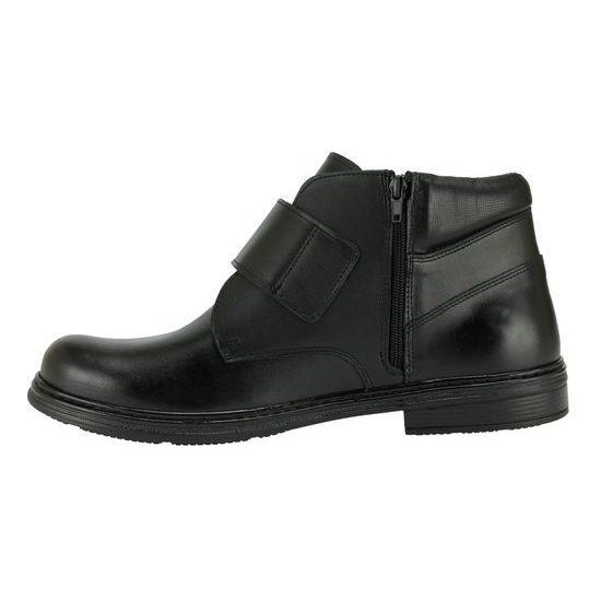Zimní boty De Plus černé 1130 K - black na široké chodidlo