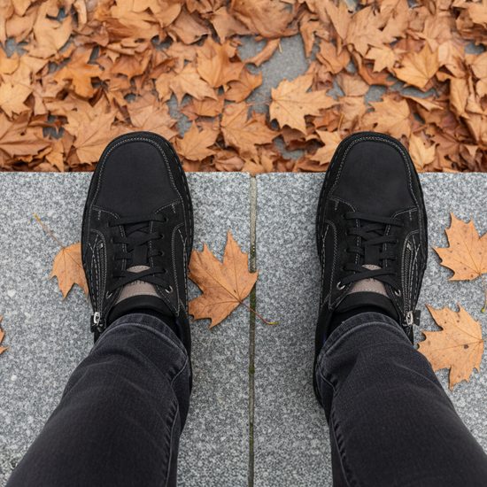 Pánské polobotky černé Josef Seibel New Anvers 11 na široké chodidlo