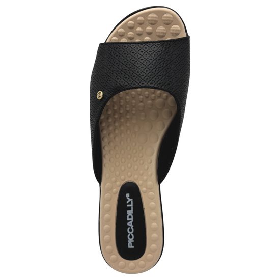 Dámské pantofle černé Piccadilly Camila na hallux