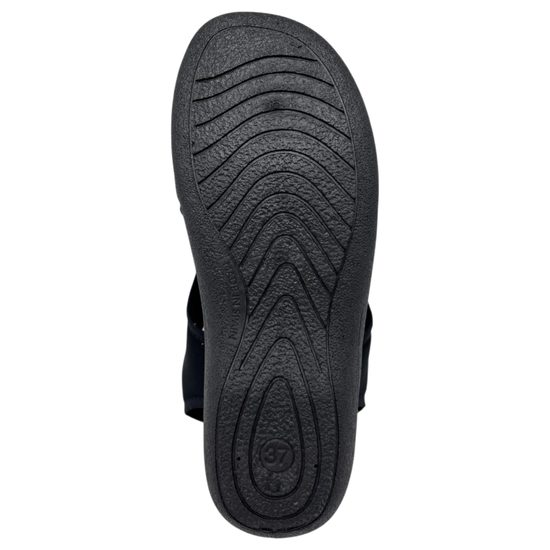 Sandály dámské černé Mediline 9449-M na hallux