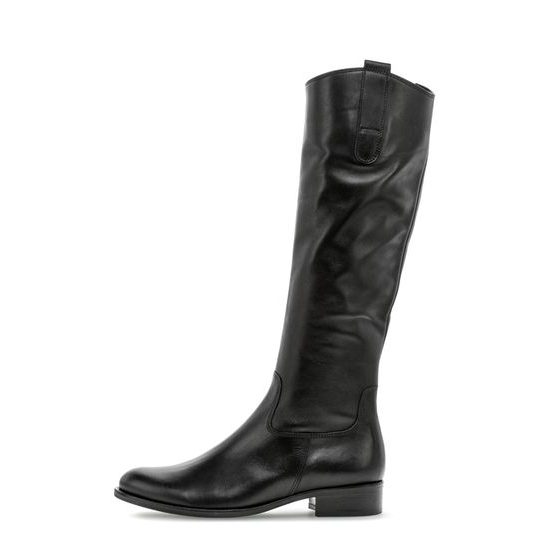 Dámské kozačky Gabor černé 71.647.27 na úzké lýtko