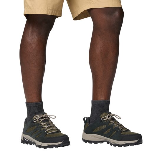 Nadměrné pánské nízké trekové boty zelené Redmond IV Breathe na vysoký nárt