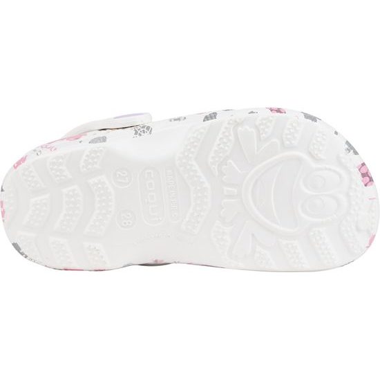 Coqui Little Frog Printed 8714 white