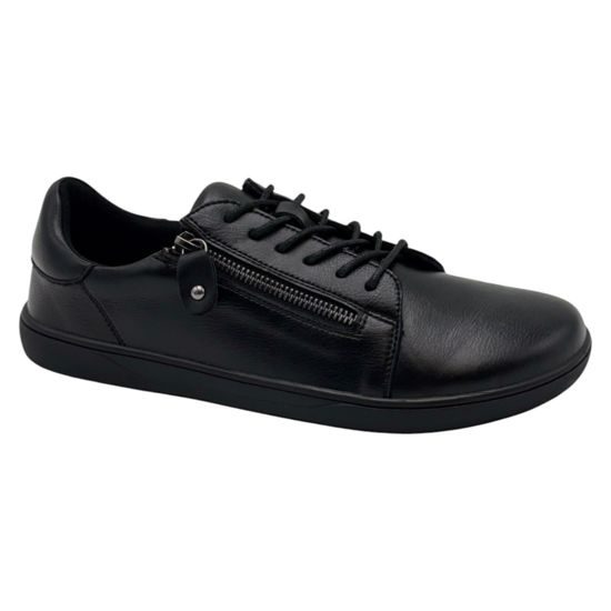 Dámské barefoot tenisky De Plus černé P19503 široká špička