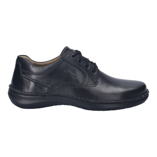 Pánské polobotky černé Josef Seibel New Anvers 06 na široké chodidlo