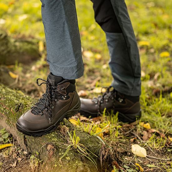 Trekové boty Jacalu hnědé A2615.41 na široké chodidlo
