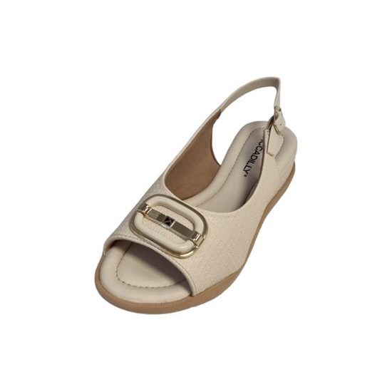 Sandály Piccadilly Joanete krémové 458033-1 na hallux