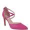 Nadměrné dámské společenské sandály na vysokém podpatku Lizard 9232 růžové leather 5815-0934-02-582