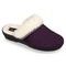 Dámské domácí pantofle s kožíškem vínová Mjartan 831 na široké chodidlo