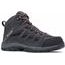 Nadměrné pánské vysoké trekové boty šedé Columbia Crestwood MID Waterproof na vysoký nárt