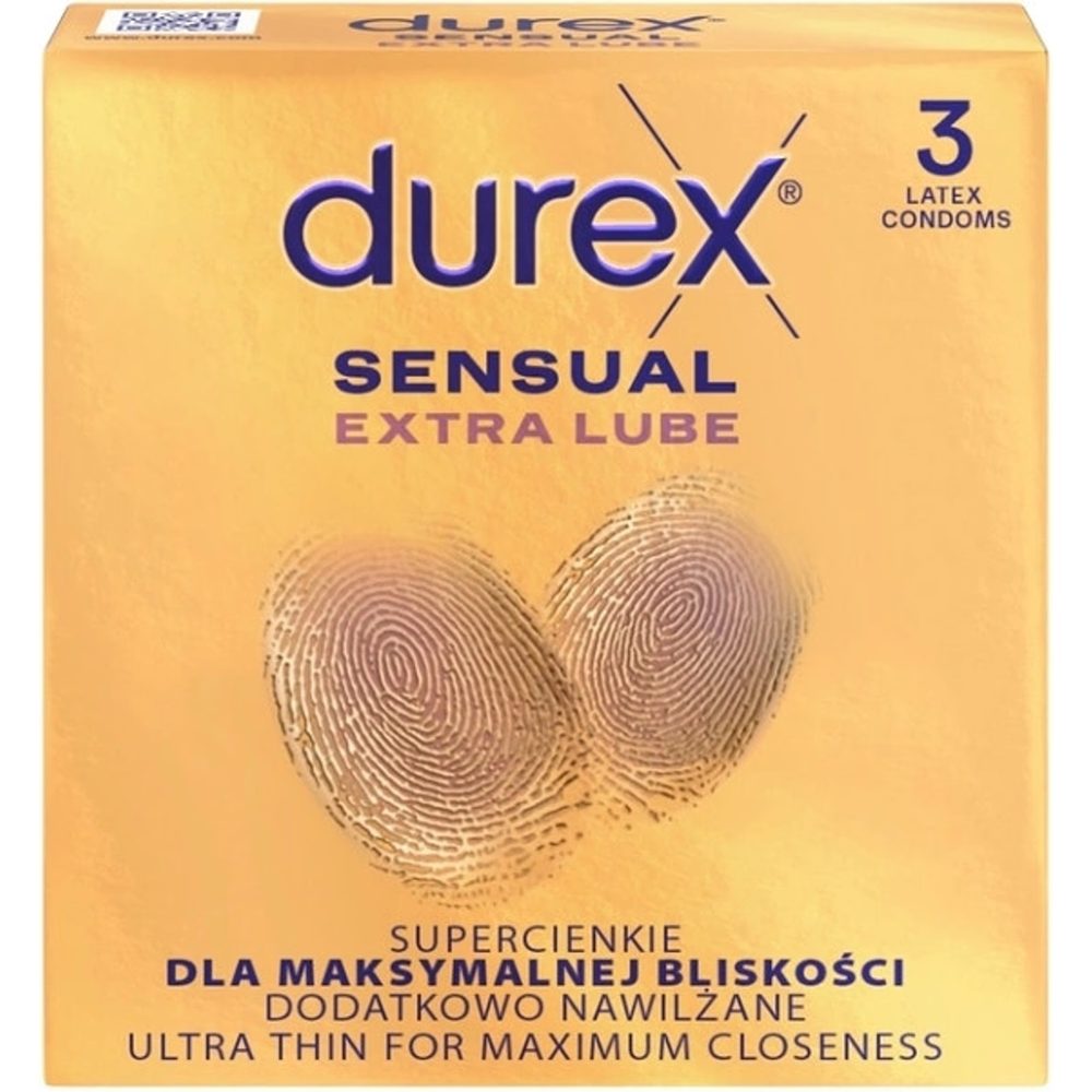 Durex Sensual Extra Lube 3 ks
