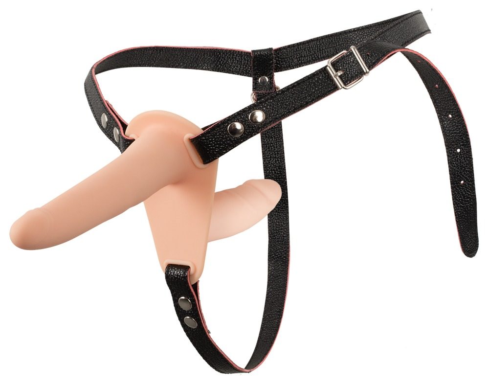 You2Toys Vibrating Double Strap-On Soft Touch Silicone Skin
