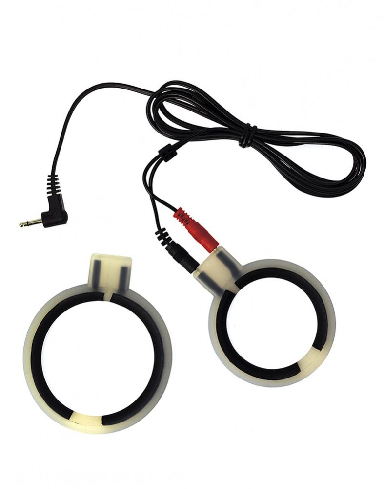 Rimba Electro Cock Rings, Bi-Polar, Round 2 pieces