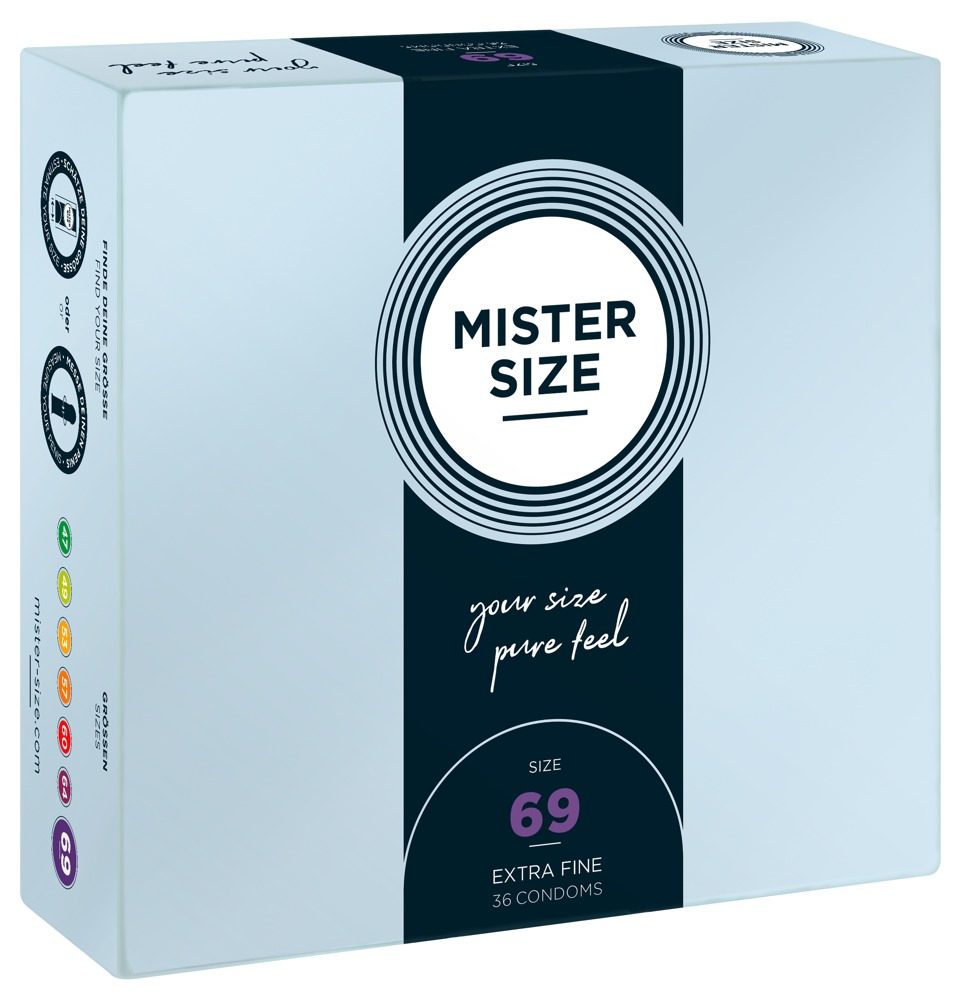 Sexuální a erotické pomůcky Kondomy, prezervativy Mister Size Thin 69mm 3ks 1/2