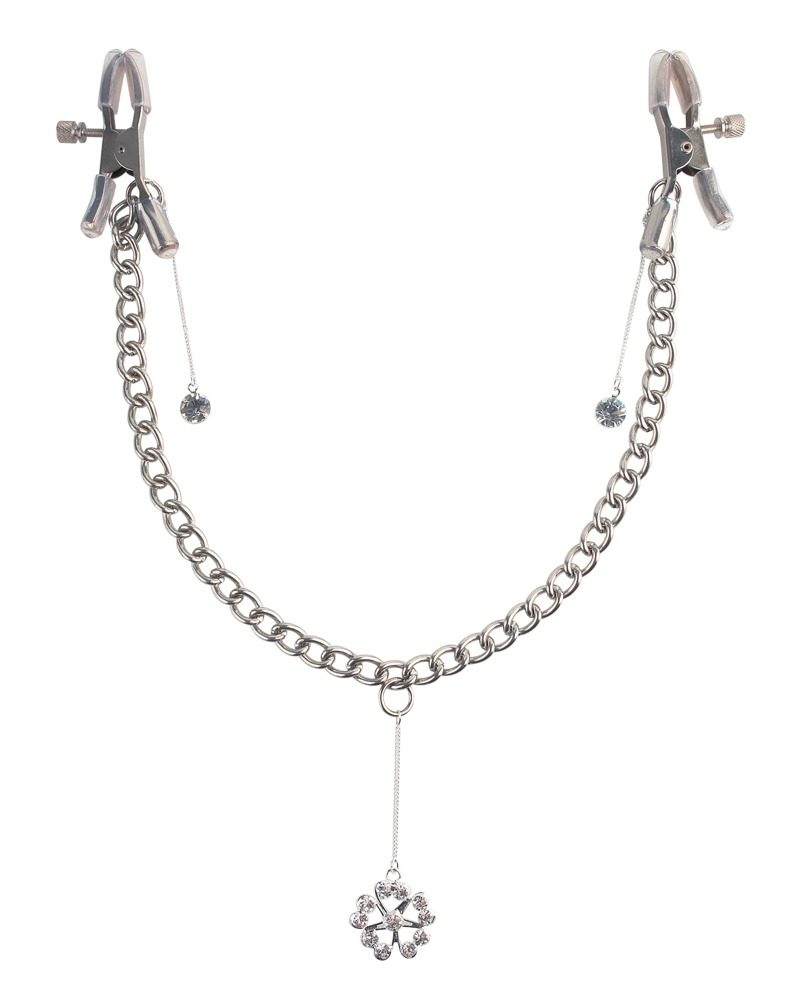 Pipedream Fetish Fantasy Crystal Nipple Clamps svorky na bradavky
