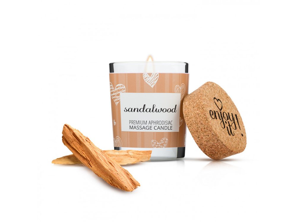 Valavani MASÁŽNA SVIEČKA NA TELO MAGNETIFICO - ENJOY IT! SANDALWOOD