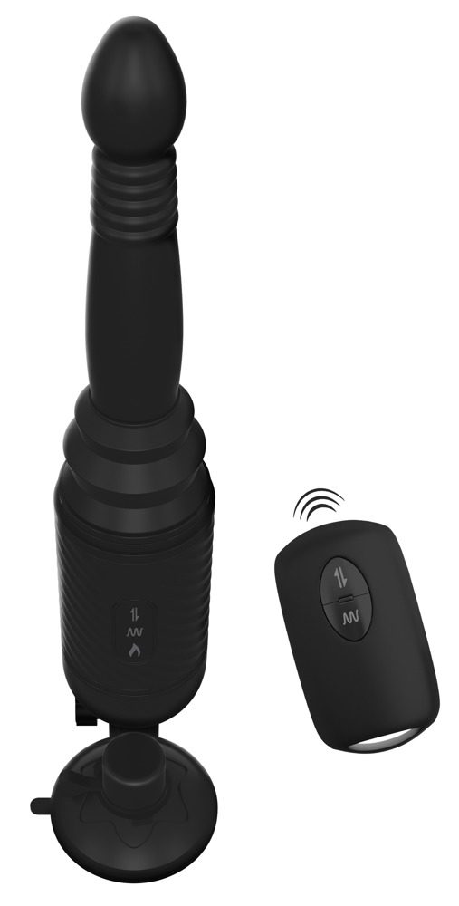 Pipedream Análny prirážací a hrejivý vibrátor s prísavkou Vibrating Ass Thruster