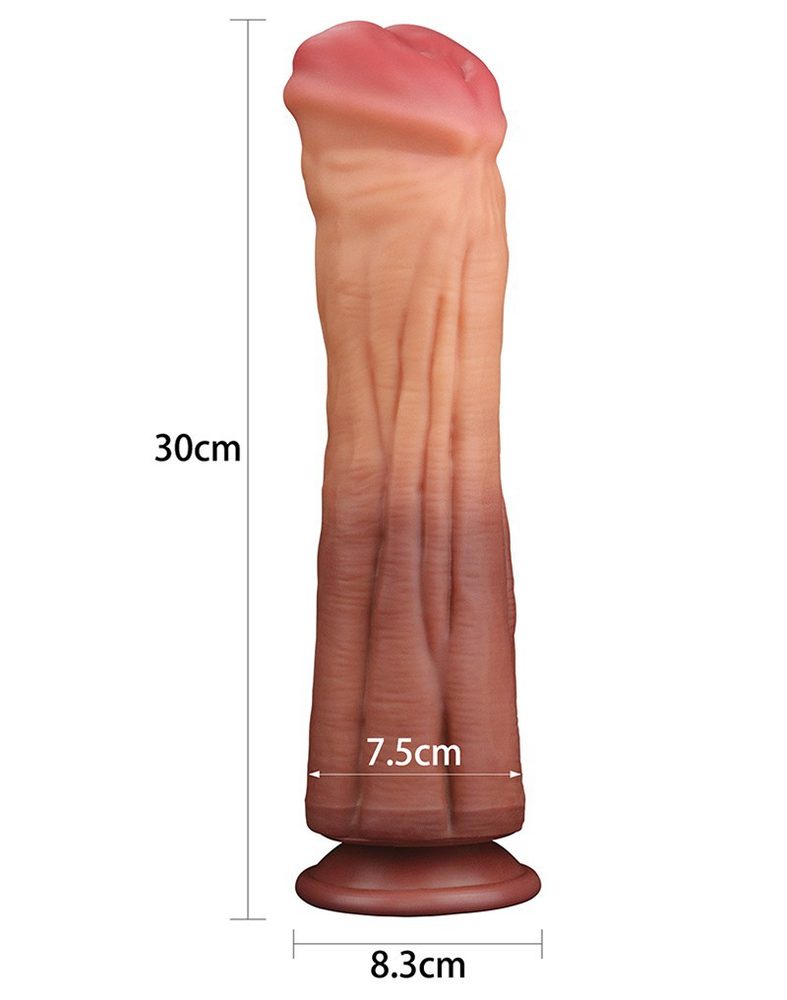 LoveToy Dual Layered Platinum Silicone 12