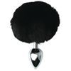 Sportsheets Sincerely Metal Bunny Butt Plug Black