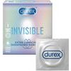 Durex Invisible Extra Lubricated 3 ks