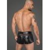 Noir Handmade H058 Men's Shorts Made of Powerwetlook and 3D Net