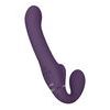 VIVE Ai Dual Vibrating & Air Wave Tickler Strapless Strapon Purple