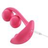 HoneyPlayBox Melody Pressure Sensing App Controlled Twin Balls Clit& G-Spot Vibrator Magenta