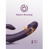 Tracy's Dog C Shape Double-Ended Dildo Vibrator Purple