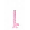 RealRock Crystal Clear 15cm Pink