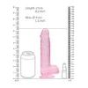 Shots REALROCK Realistic Dildo with Balls 19 cm