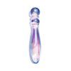 Biird Cecii Violet – Luxusná sklenená masážna palička a dildo (16 × 3 cm)