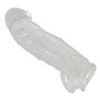 Crystal Penis Sleeve With Extension And Ball Ring