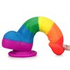 Lovetoy PRIDER LGBT rainbow dildo 8"