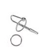 Ouch! Urethral Sounding Metal Plug with Ring