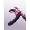 Tracy's Dog C Shape Double-Ended Dildo Vibrator Purple