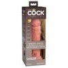 Pipedream King Cock Elite 8″ Silicone Dual Density Cock Tan, realistické dildo s prísavkou 22 x 5,4 cm